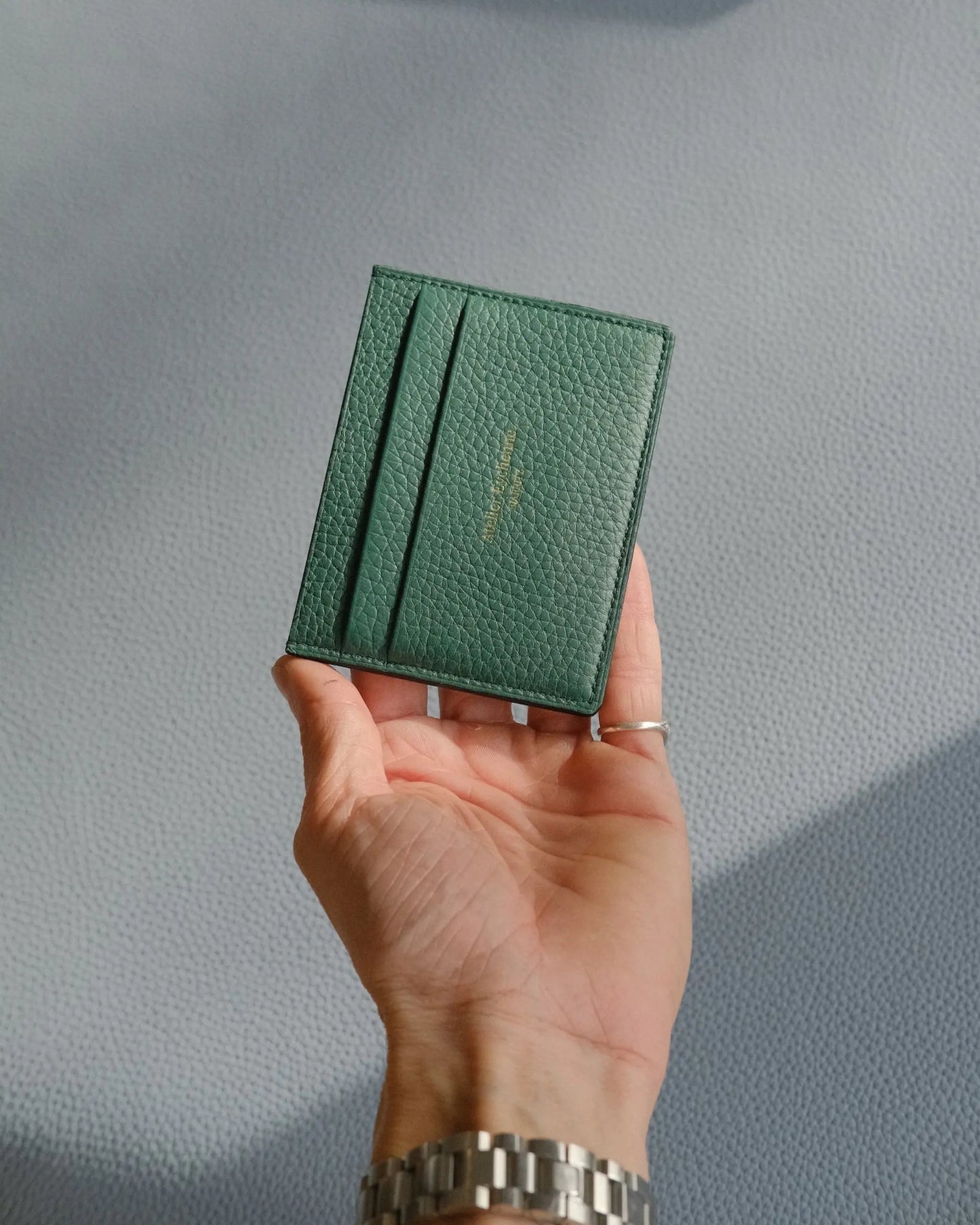Porte carte BETIKOA - couleurs Vert émeraude