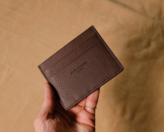 Porte carte Betikoa couleur Ébène - Atelier Eychenne