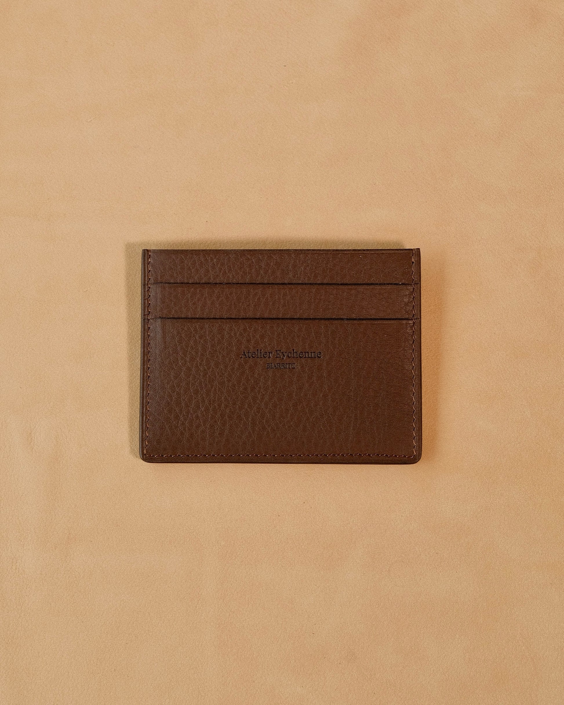Porte carte Betikoa couleur Ébène - Atelier Eychenne