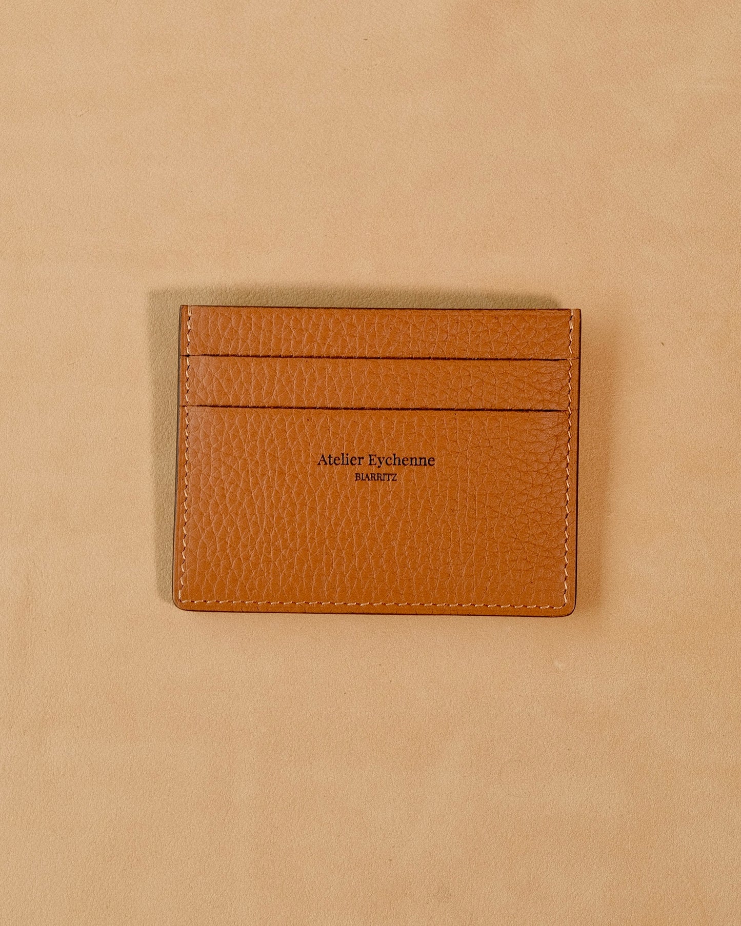 Porte carte Betikoa couleur Marron clair - Atelier Eychenne