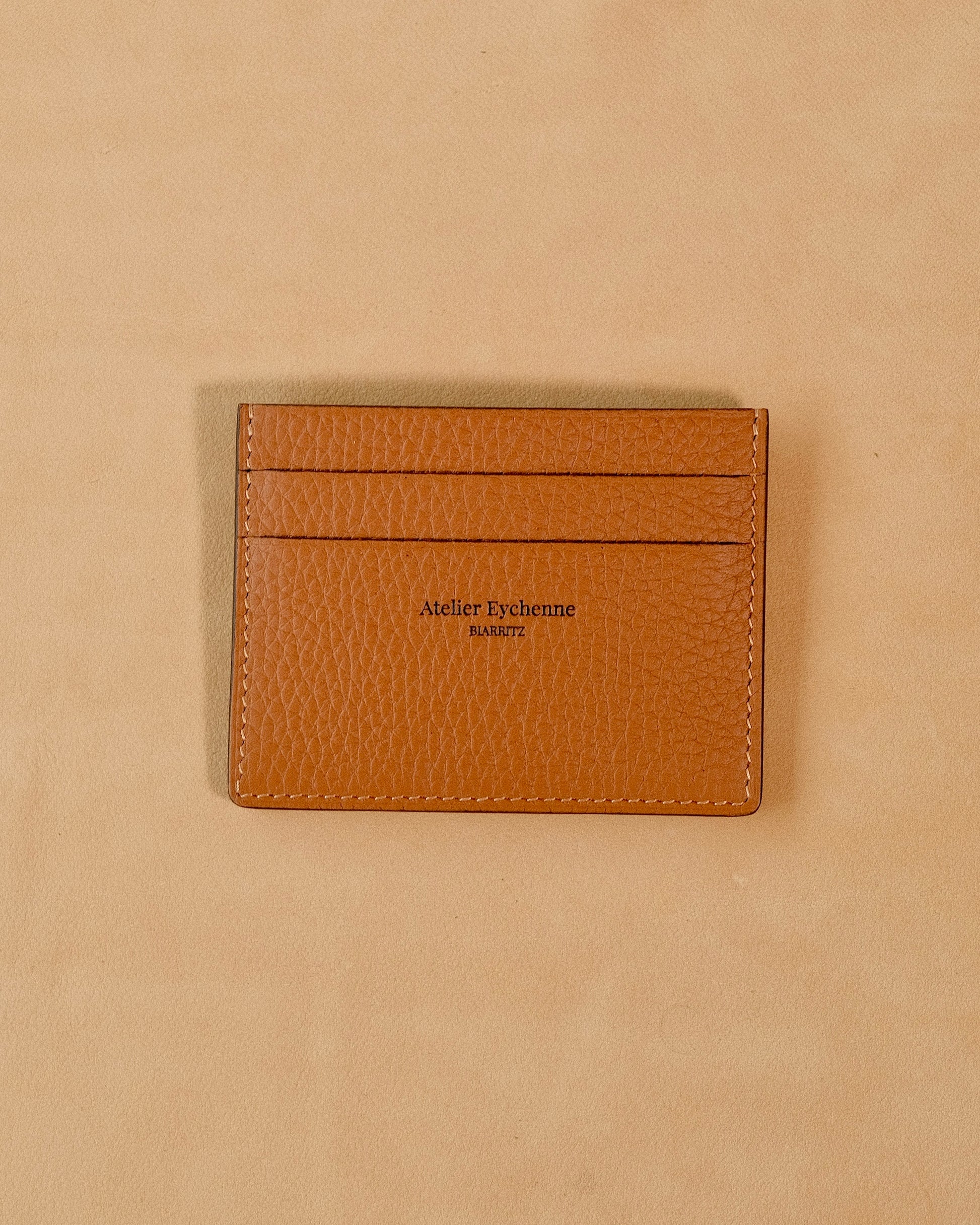 Porte carte Betikoa couleur Marron clair - Atelier Eychenne