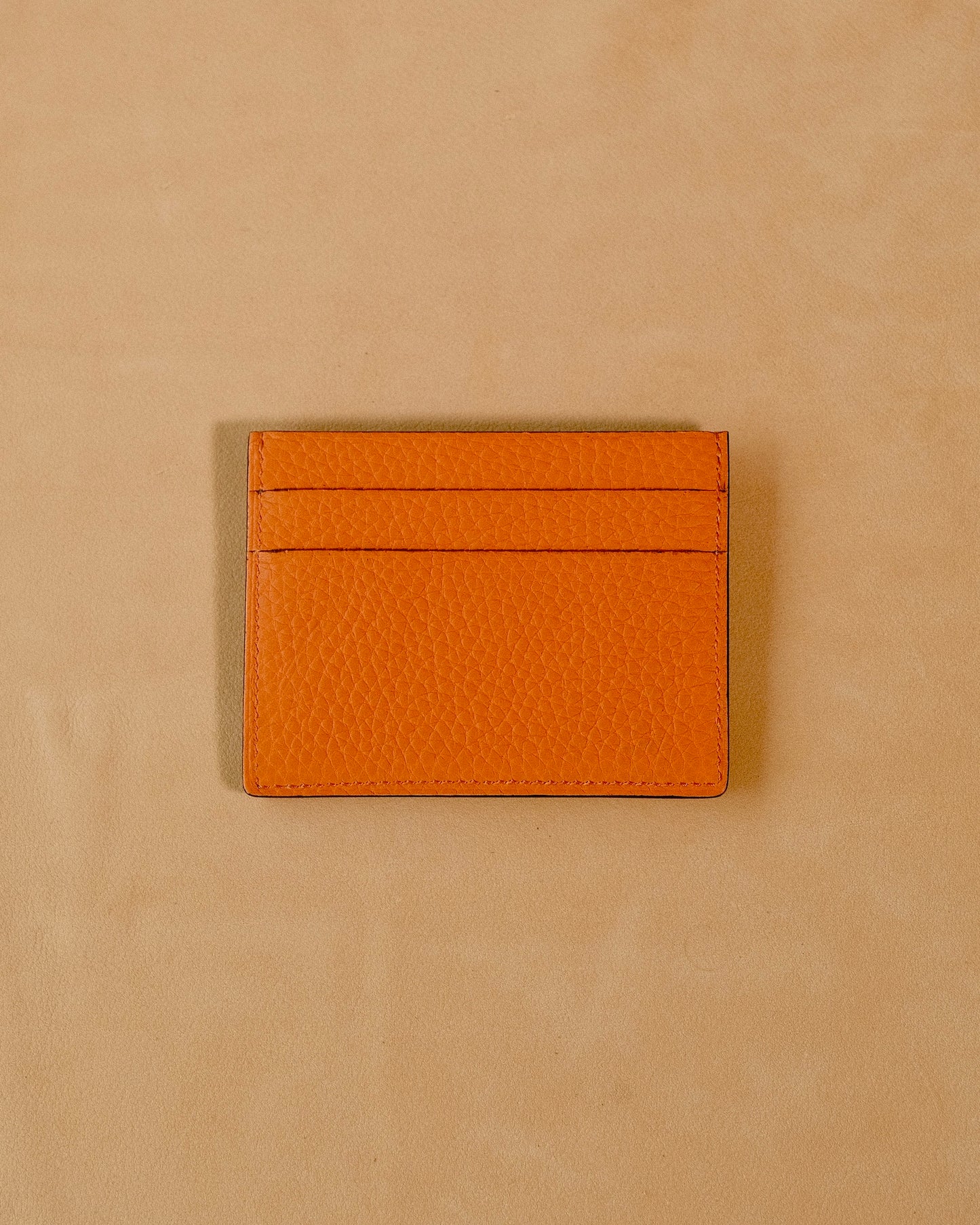 Porte carte Betikoa couleur Orange - Atelier Eychenne