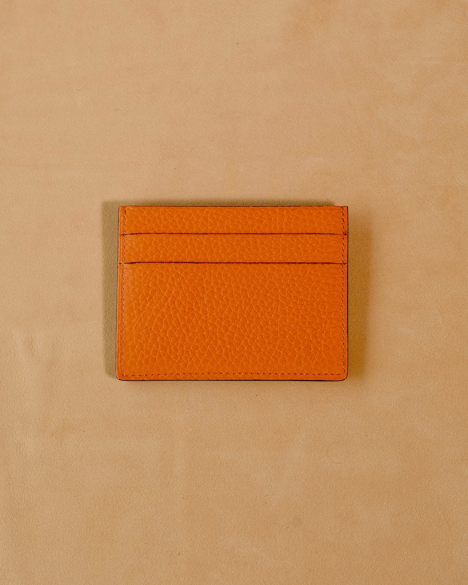 Porte carte Betikoa couleur Orange - Atelier Eychenne