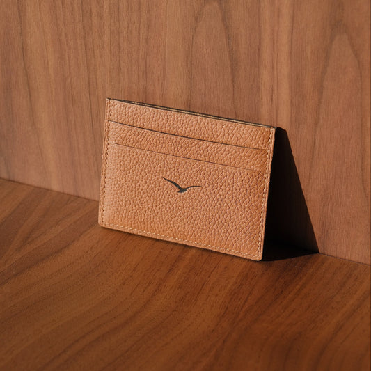 BETIKOA - Porte-cartes en Taurillon Gold