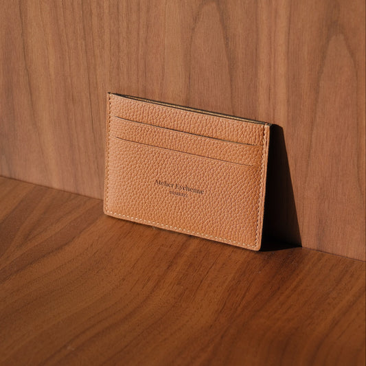 BETIKOA - Porte-cartes en Taurillon Gold