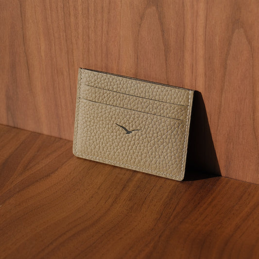 BETIKOA - Porte-cartes en Taurillon Loutre